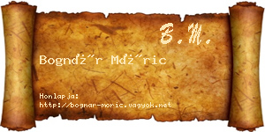 Bognár Móric névjegykártya